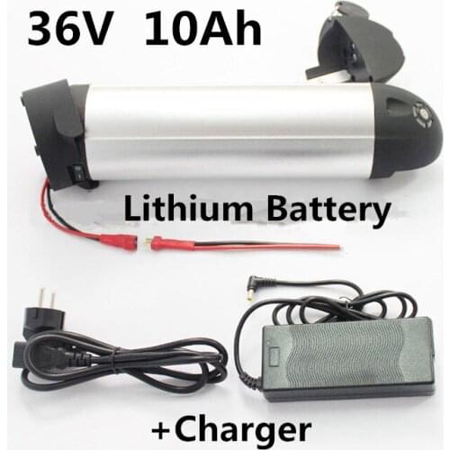 Rechargeable electric bicycle battery 36v 10Ah lithium battery pack with BMS for Electric vehicle Electric Tricycle +charger