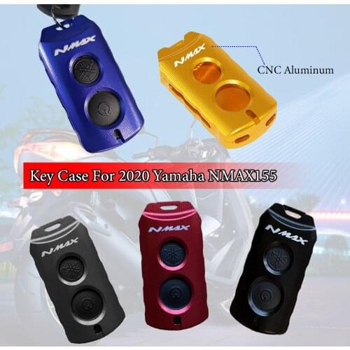 CNC Aluminum Key Chain Fit For Yamaha NMAX155 N-MAX 155 2020 Remote Control Keychain Key Case Bag Cover Motorcycle Accessories