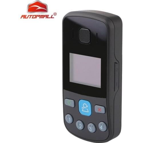 Big SOS Emergency Button OLED Display inbound SMS display two way call men down alert geo-fence gps tracker for elderly people