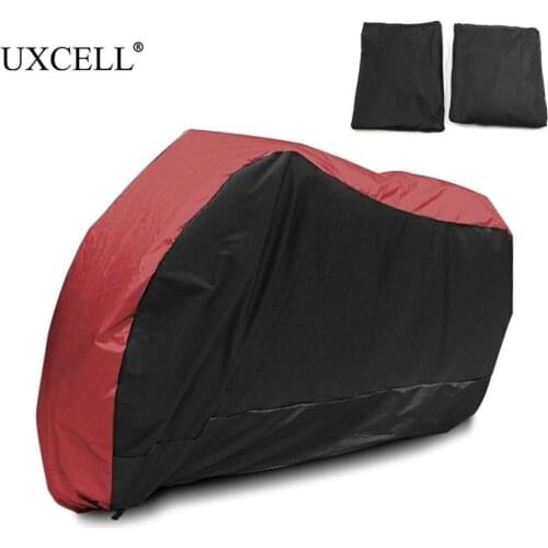 Uxcell Motorcycle Cover Universal Outdoor Uv Protector for Scooter Waterproof Bike Rain Dustproof Cover for Yamaha Suzuki Etc