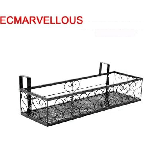 Dekorasyon Decorative Metal Pour Outdoor Decor Support Plante Terrasse Decoration Balcon Balcony Flower Shelf Balkon Plant Rack