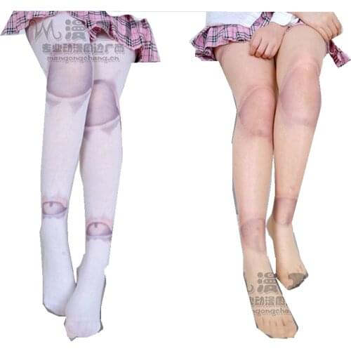 Gothic Lolita Tights Harajuku SD Ball Joint Tattoo Print Pantyhose Stockings