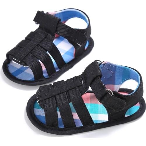 Summer Baby Shoes Sole Infant Boys Canvas Shoes Non-slip Footwear First Walkers 0-18 Months New