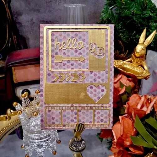 Panalisacraft film Frame Metal Cutting Dies for DIY Scrapbooking/Card Making/Kids Fun Decoration Supplies