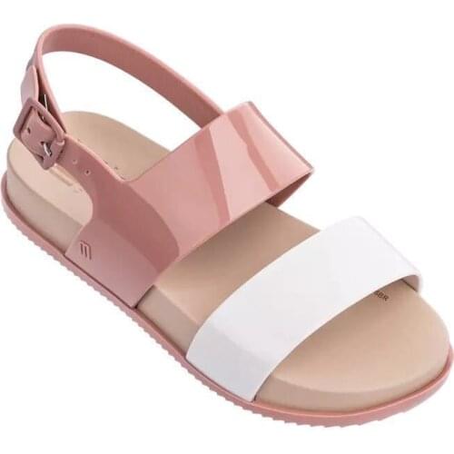 Mini Melissa Mel Cosmic Sandal Infantil Big Girl Jelly Shoes 2021 Girl Beach Shoes Melissa Sandals Big Children Non-slip HMI014