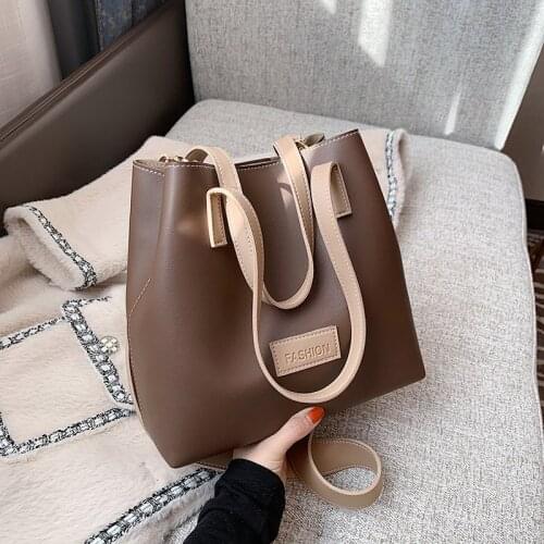 Fashion Simply PU Leather Crossbody Bags For Women 2020 Solid Color Shoulder Messenger Bag Lady Travel Small Handbags
