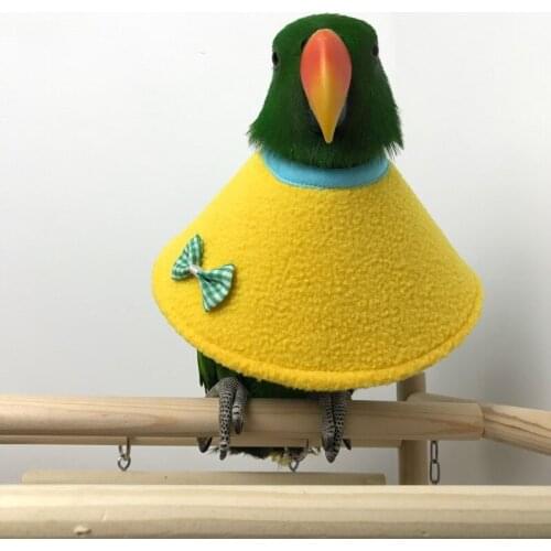 Parrot Neck Sleeve Elizabethan Bird Recovery Collar For Rodents Adjustable Soft Padded Neck Full Body Coverage Goffins Cockatoo