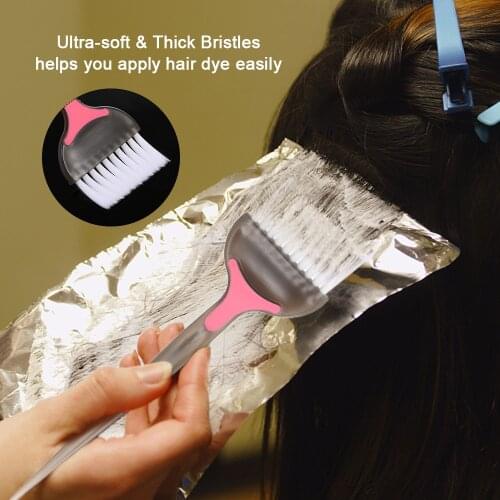 Professional Hair Comb Coloring Dyeing Brush Comb for Hair Dyeing Coloring Bleach Tint Hair Salon Tool Dye Brush