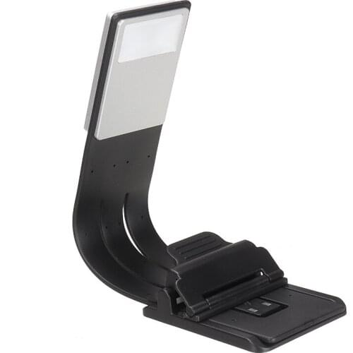 LED Reading Book Light USB Rechargeable Lamp With Detachable Flexible Clip For eBook Readers Led Reading Book Light