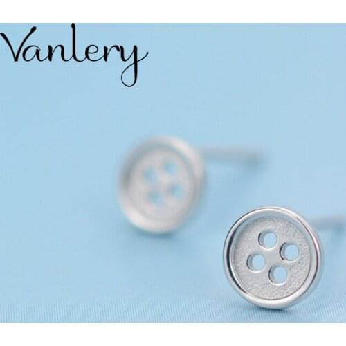 Retro Vintage Button Round Earrings For Women Christmas Gifts Punk Trendy 2021 NEW Statement Earrings Jewelry