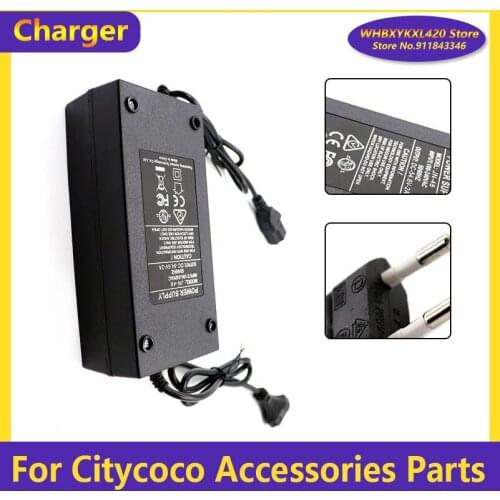 Citycoco Electric Scooter Battery Charger 54.6V 2A Scooter Charger Battery Pack Charger Supply Adapters Lithium Battery Charger