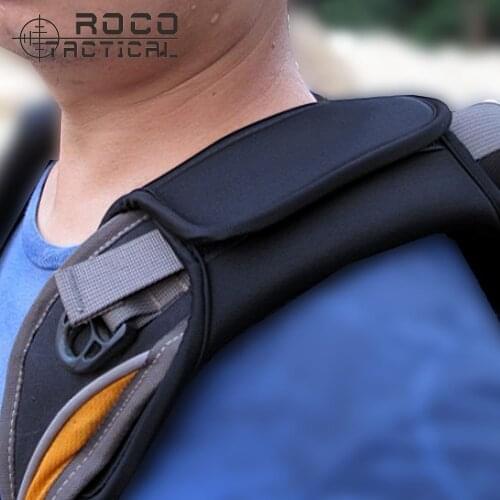 1pc/lot Double Layer Thicken Neoprene SBR Backpack Shoulder Belt Pads for Tactical Backpack Soft Shoulder Strap Pad For Car Belt