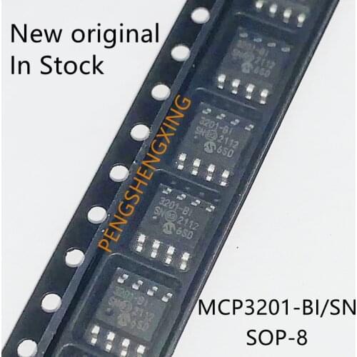 10PCS/LOT MCP3201-CI/SN MCP3201-BI/SN SOP8 New original spot hot sale