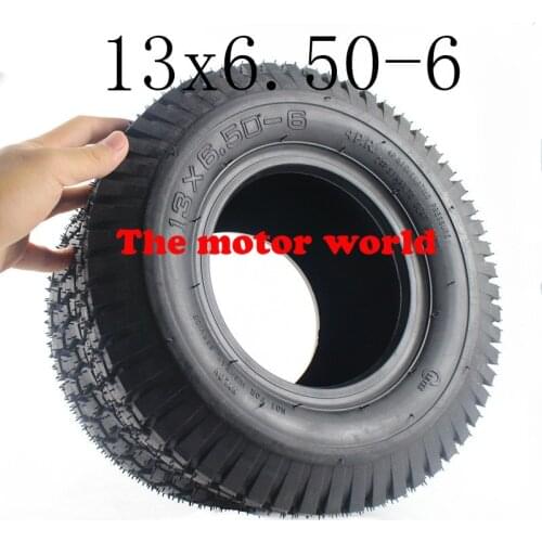 Free Shipping New Tubeless Tire 13x6.50-6 for ATV QUAD Golf Buggy Mower Go-kart Lawnmowers 13x6.50-6 Tire
