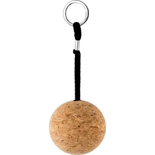 2021 New Keyring Sailing Kayak Surf Gift Cork Ball Floating Keychain Key Ring Buoyant Sailing Gift for Marine Boat