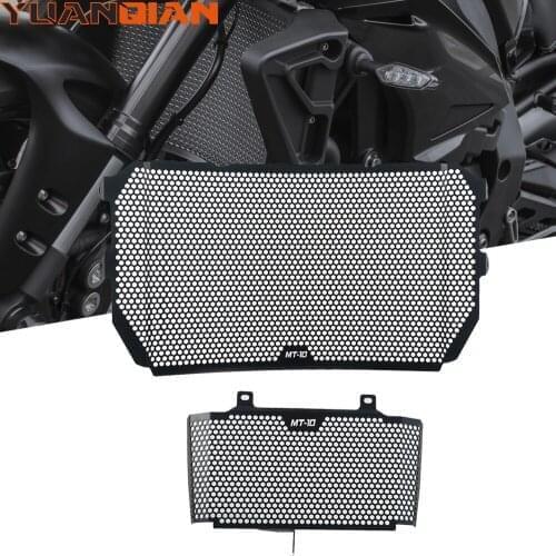 For YAMAHA MT10 MT 10 MT-10 SP FZ10 FZ-10 2016 2017 2018 2019 2020 Motorcycle Oil cooler Radiator Guard Grille Protector Cover