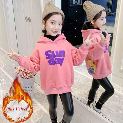 HUNTWESTER Sweatshirts For Girls