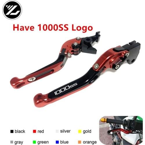 Have 1000SS Logo for Ducati 1000SS 1998-2006 Motorcycle Adjustable Folding Extendable Motor Brake Clutch Levers
