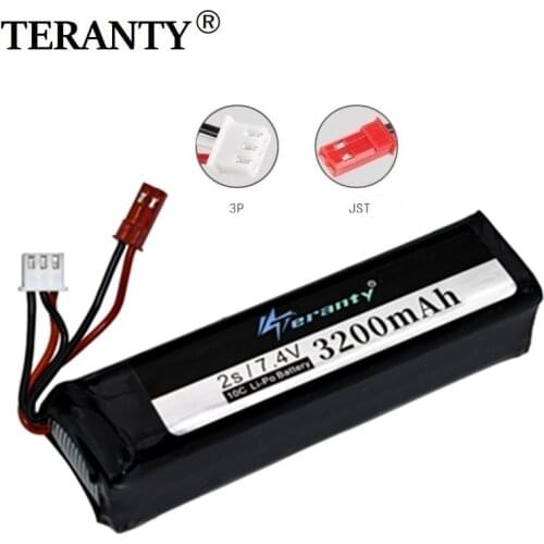 TERANTY POW 7.4V 3200MAH LIPO battery for Frsky Taranis X9D Plus Transmitter 7.4V Lipo Battery Toy Accessories