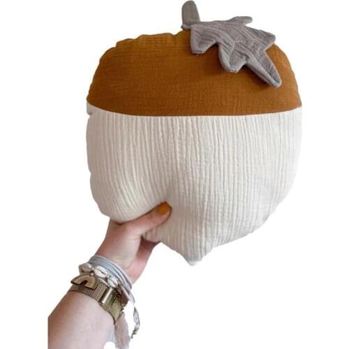 Cute Acorn Pillow Hugs Soft And Comfortable ChildrenS Room Decoration Nordic Decorative Travel Pillow Covers Decorative