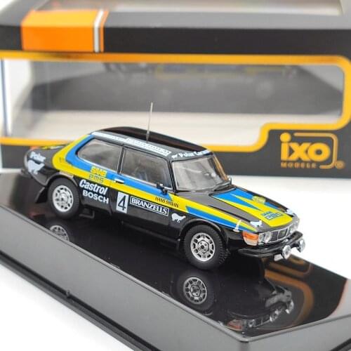 WELLY Diecast 1/43Scale SAAB 99 EMS1977 Sweden Rally Car Simulation Alloy Car Model Collectible Souvenir DecorationGift Toy Car