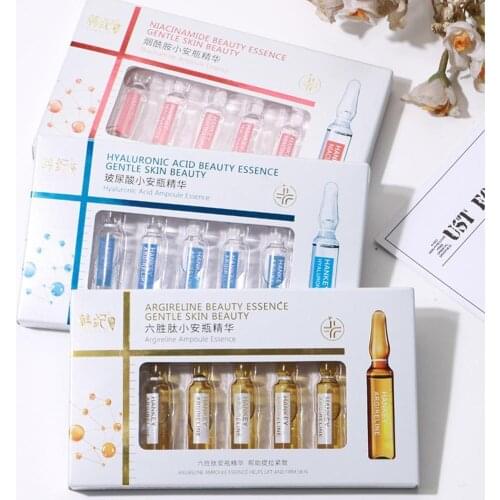 2ml 7pcs/set Dark Spots Corrective Ampoule Set serum Hydrating acid Reduce Blemishes Wrinkles Ampoules skin care ampollas
