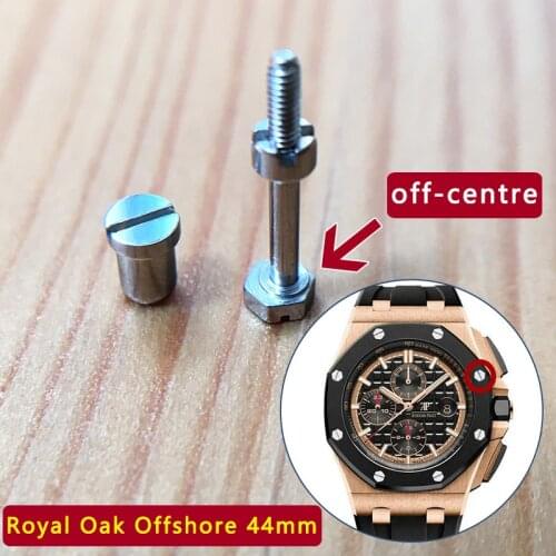 Watch bezels screw set for Audemars Piguet AP Royal Oak Offshore 44mm panda original watch bezel insert case back screw 26400