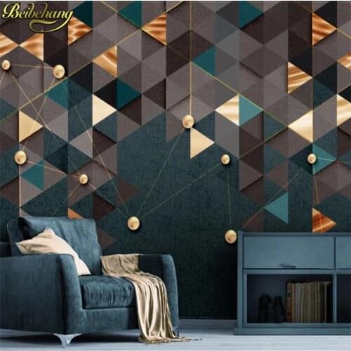 Beibehang Custom Modern minimalist abstract geometric lines photo mural wallpaper TV background wall painting murals wall paper