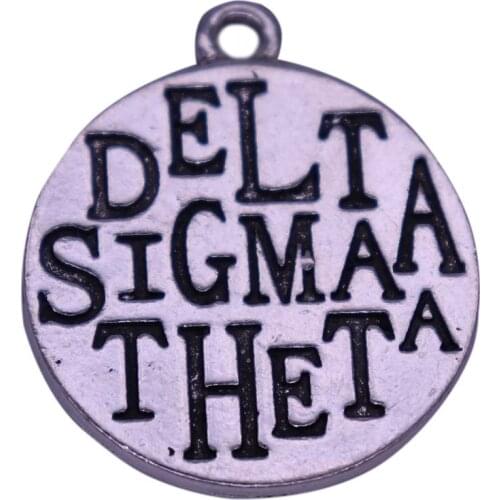 New Arrival Greek Letter Delta Charm Pendants Sorority Fraternity College Union Jewelry Accessory DIY