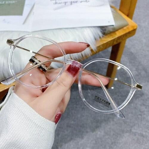 2021 New Fashion Anti-blue Light Glasses for Women and Women with The Same Flat Mirror Blue Light Blocking Glasses Girls Glasses