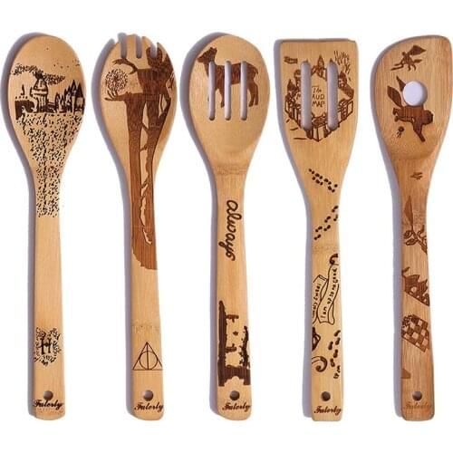 Christmas Laser Shovel Christmas Bamboo Shovel Kitchenware