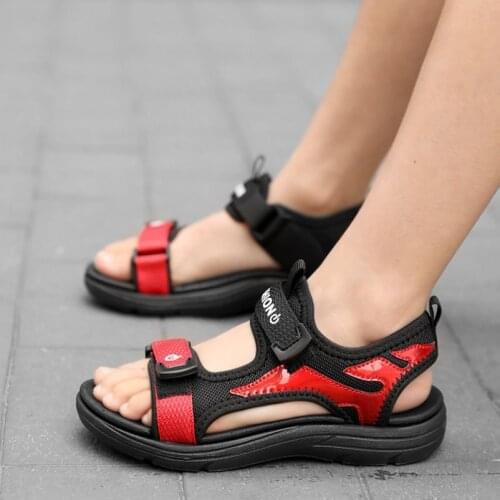 New Children Fashion Non-Slip Breathable Mesh Casual Sandals Boys Sandals Kids Shoes For Boy School Children Sports Beach Shoes