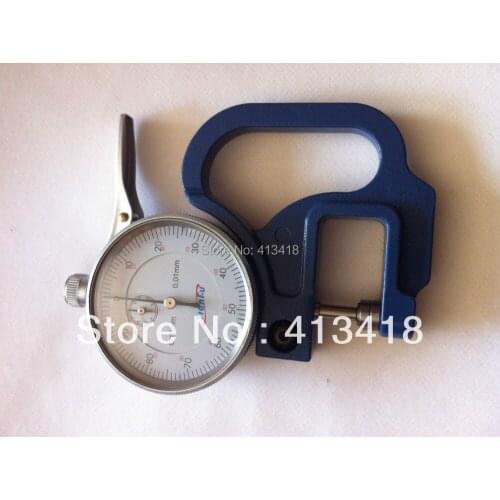 Tiangfu type 0-10x30mm Dial Thickness Gauge SHOCK PROOF thickness gauges leather thickness tester