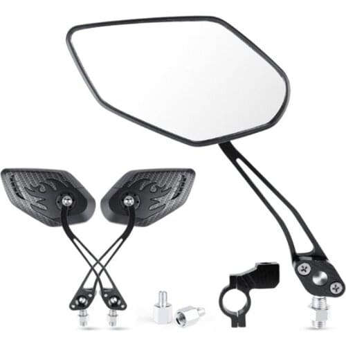 Bike Mirrors Bike Handlebar End Mirror MTB Handlebar Side Safety Rear View Mirror Road Bike Cycling Rearview Mirrors