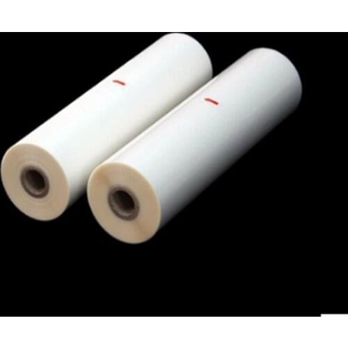 High Quality 2 Rolls 11.8"x 656' Glossy Bopp Hot Laminating Film 1" Core for Lamination machine 30 MIC