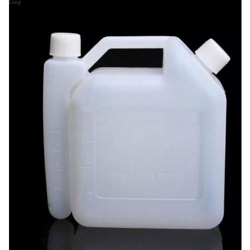 1.5L Litre 2-Stroke Petrol Fuel Oil Mixing Bottle Tank For Trimmer Chainsaw Tools Parts 1:25