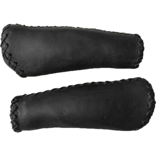 Retro Cycling Grip length 135mm Riding MTB Road Mountain Bike Bicycle Handlebar Grip Artificial Leather Cycling Grip 1Pair