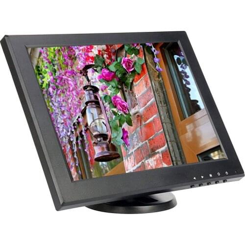 12 Inch Touch Screen Highlight Monitor POS Cashier Monitor with AV/BNC/VGA/HDMI/USB Interface