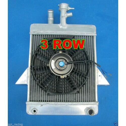 70mm (2.75'') Thick Aluminum Alloy Radiator & 10'' FAN FOR Triumph GT6 1966-1973 66 67 68 69 70 71