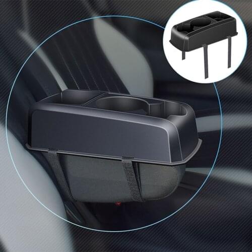 Car Cup Holder Armrest Seat Crevice Water Cup Holder Beverage Bottle Storage Box Case