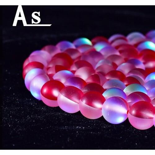 Asingeloo Glitter Glass Beads for Jewelry Making Crystal Beads Bulk Christmas Jewelry Hand Made Jewelry Women Bracelets