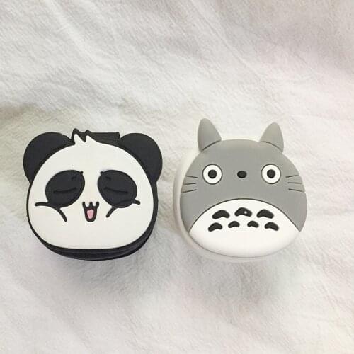 For Baseus Encok TWS WM01 Mini Case Earphone Cover Cute Cartoon Dinosaur / Panda / Funny Cat Protective Cover WM01 TWS Case