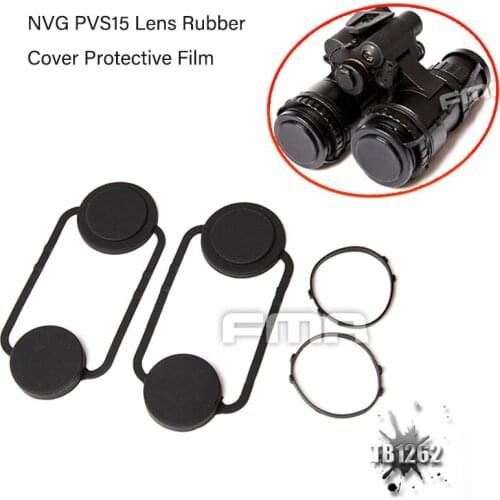  black NVG PVS15 Lens Rubber Cover Protective Film Tactical Hunting Helmet Accessory TB1262