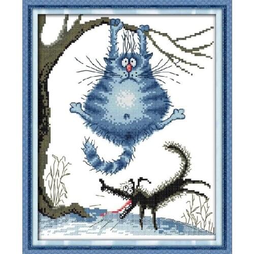 Should lost weight earlier DMC China Cross Stitch Baby Diy Needlework 14CT 11CT Counted Cross stitch Kits for Embroidery Crafts