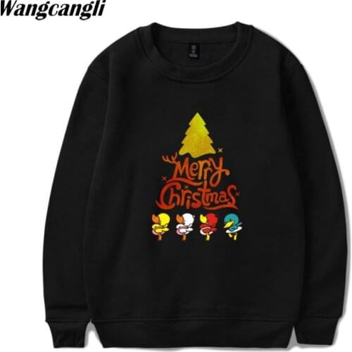 Christmas Print Hoodies Women/Men Sweatshirts Hip Hop Hoodie Men Harajuku Sweatshirt Woman Tracksuit Christmas Plus Size XXS-4XL