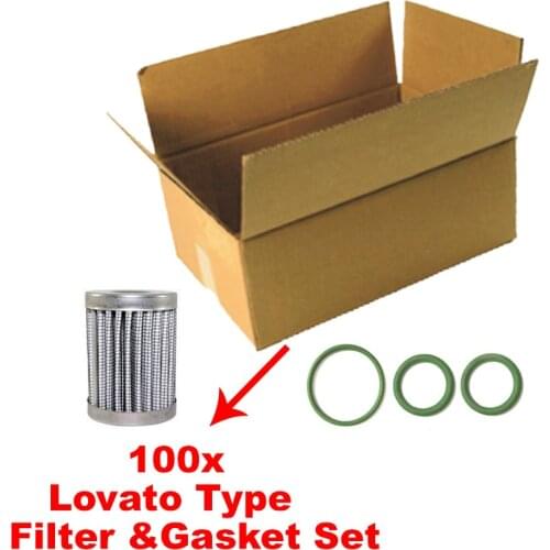 100x Lovato Type Filter & Gasket Set Lovato LPG CNG GPL Filter Whole Sale
