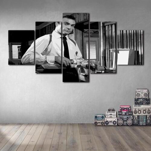 Bond Connery Wall Art Poster Canvas Painting Nordic Wall Pictures Living Room Home Decor No Frame