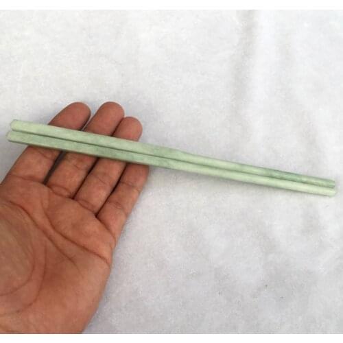 Natural Guizhou Cui / Lushan Mountain jade chopsticks