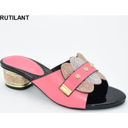 New Without Bag Pumps Super High Heels Italian Women Wedding for Party Heels Elegant Shoes Slippers 2020 Summer Woman Slipper