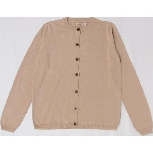 2021 Mum Solid Casual Basic Sweater Round neck Kids Soft Wool Clothing for Girls Autumn Winter Sweaters Hooded with Button